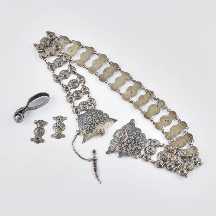 Caucasian silver belt. 