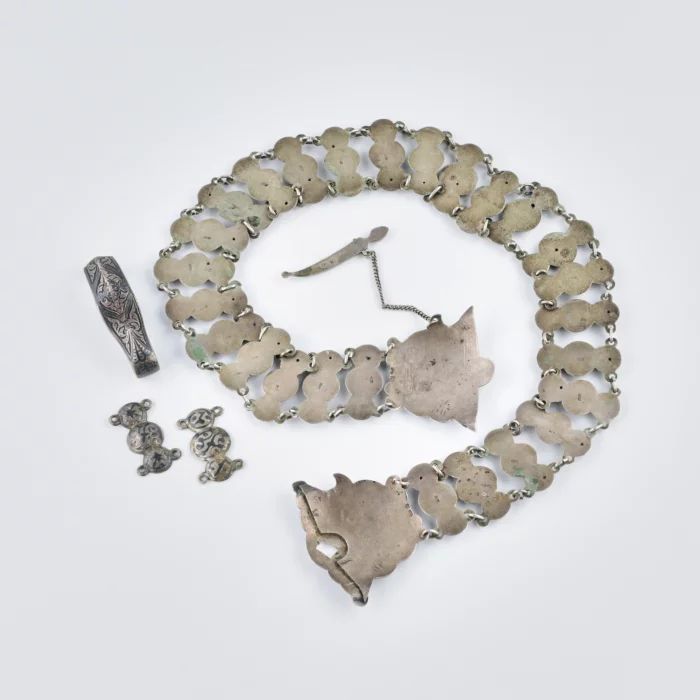 Caucasian silver belt. 