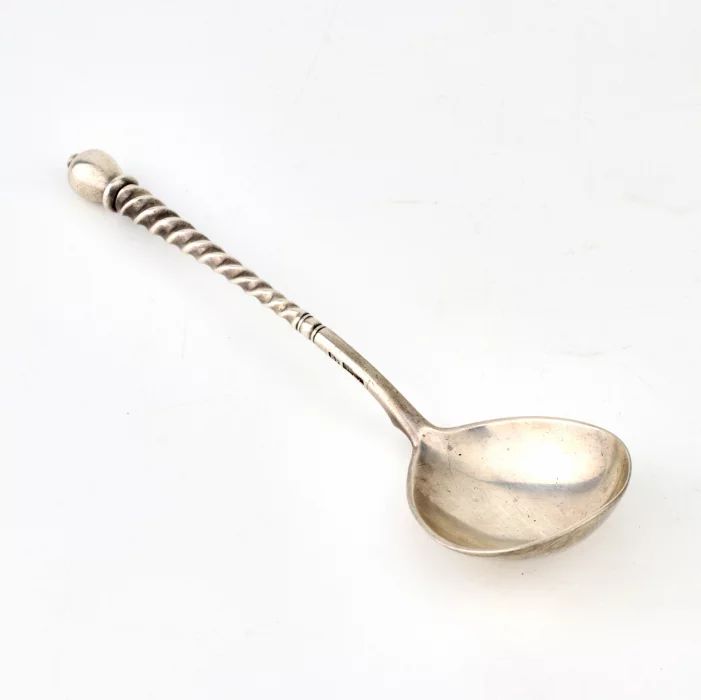 Russian silver jam spoon. 