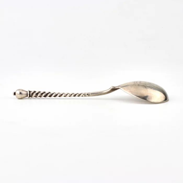 Russian silver jam spoon. 