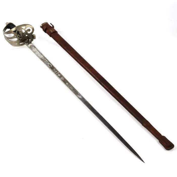 English cavalry broadsword. 