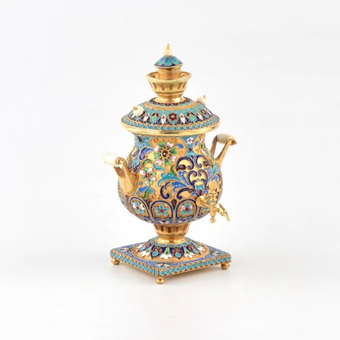 Miniature en argent "Samovar". 