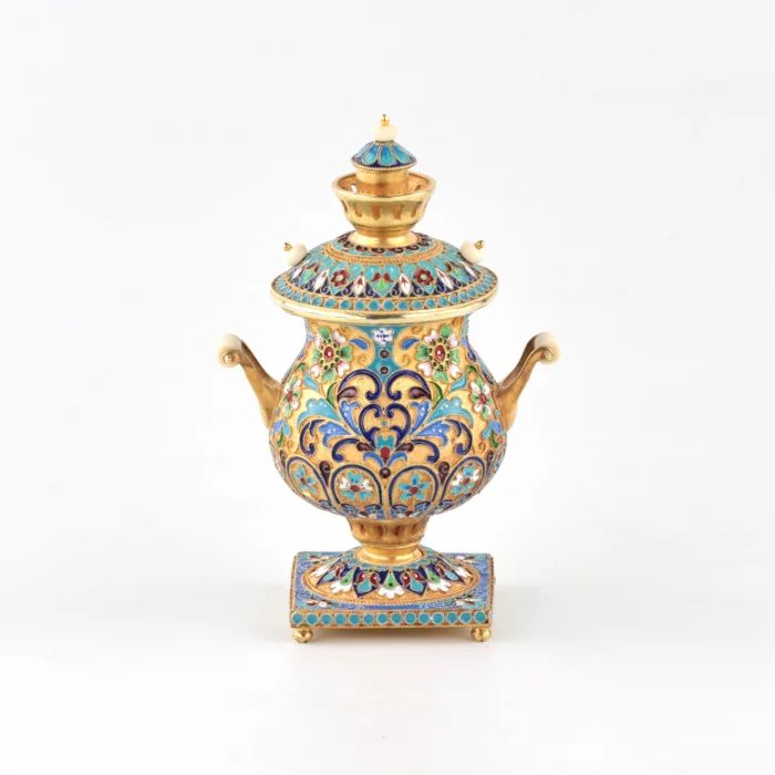 Miniature en argent "Samovar". 