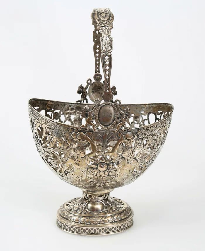 Silver candy bowl