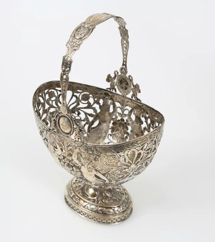 Silver candy bowl