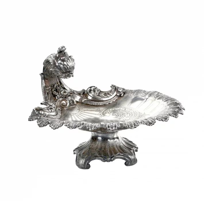 Silver bowl in the Neo-Baroque style. Wilkens & Sohne