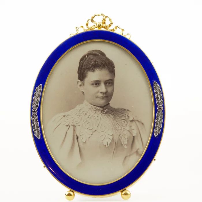 Photo frame in  Carl Faberge  style