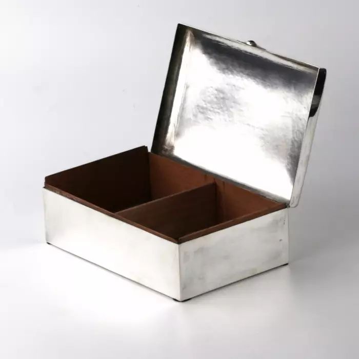 Silver cigar box