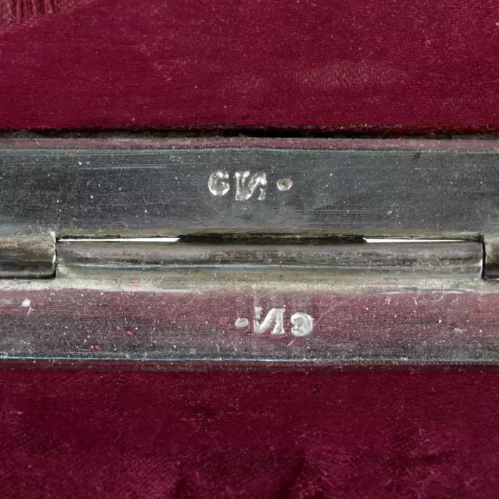 Boîte à bijoux de la marque E&S INV. 1920 siècle.