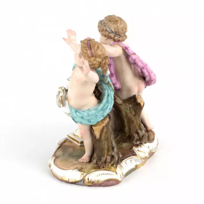 Porcelain figure "Putti". Meissen 19th century