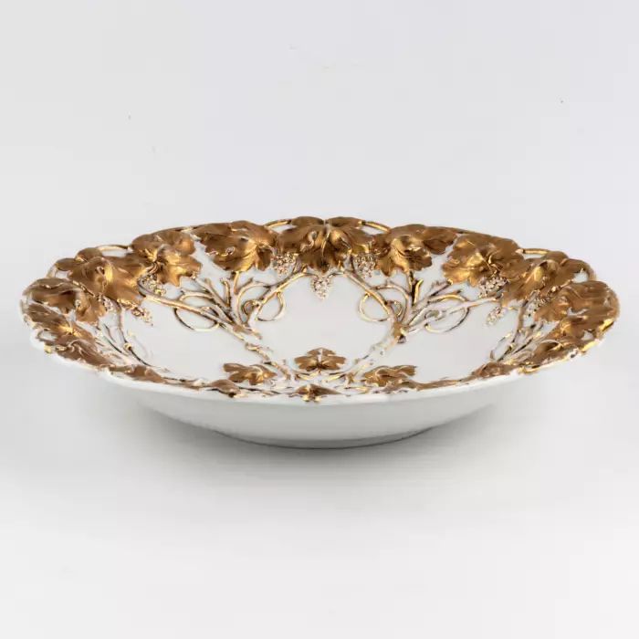 Plat decoratif Meissen.