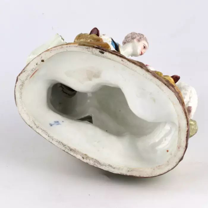 Composition en porcelaine de Meissen Couple amoureux