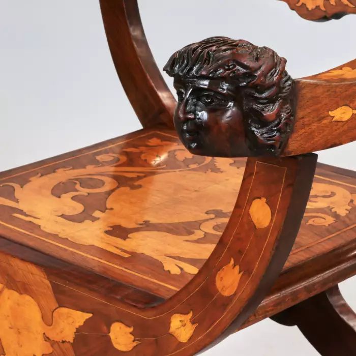 DANTE CHAIR, late 19th century