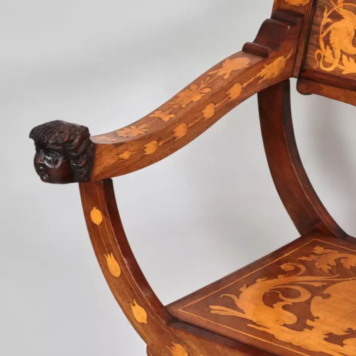 DANTE CHAIR, late 19th century