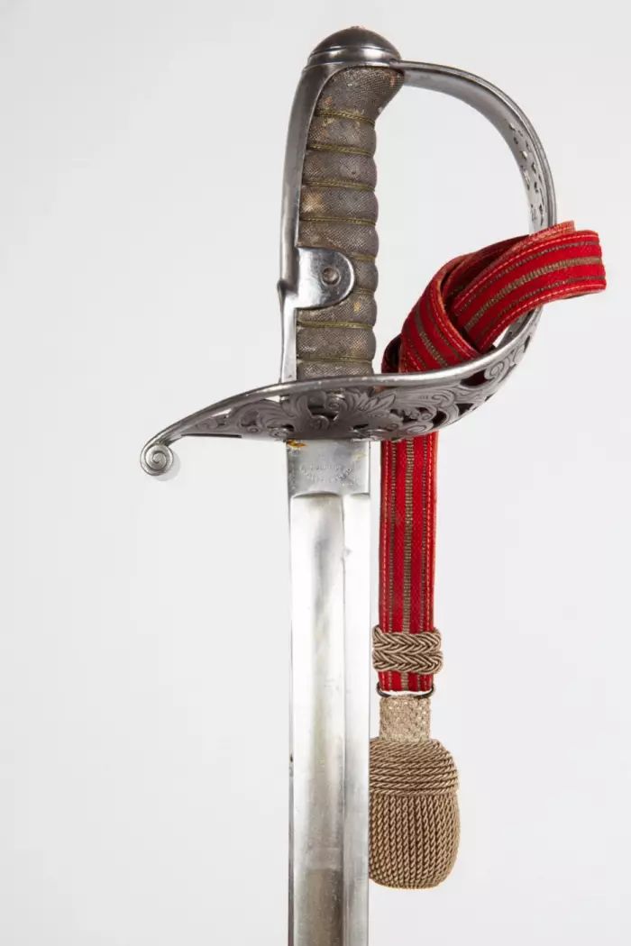 Swiss officers saber model 1867, Germany. Weyersberg Solingen