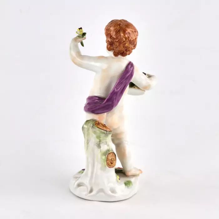 Porcelain figurine allegory Spring. Meissen. 
