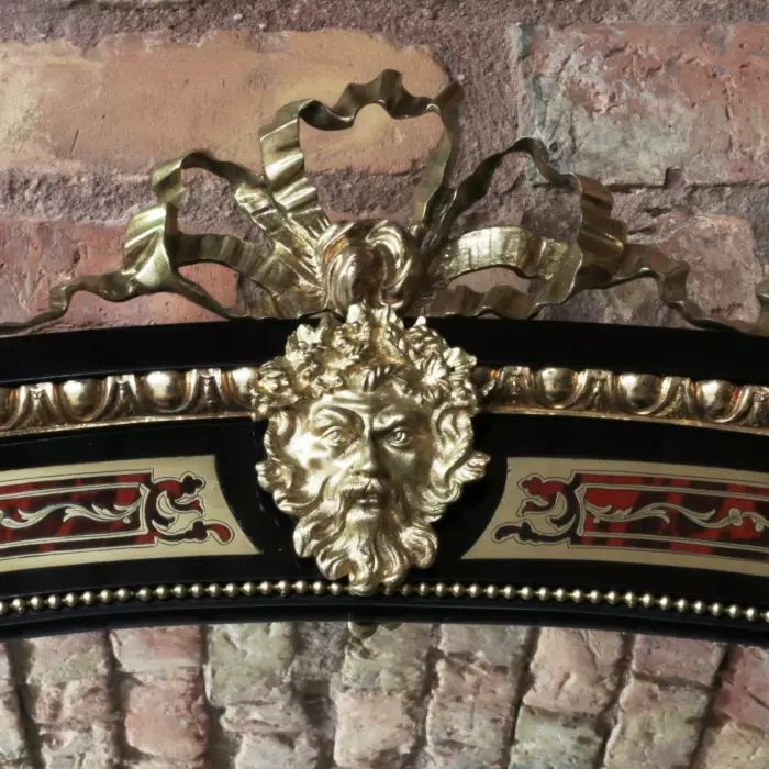 Luxurious chest of drawers with mirror in the Boulle style. France, 19th century. 