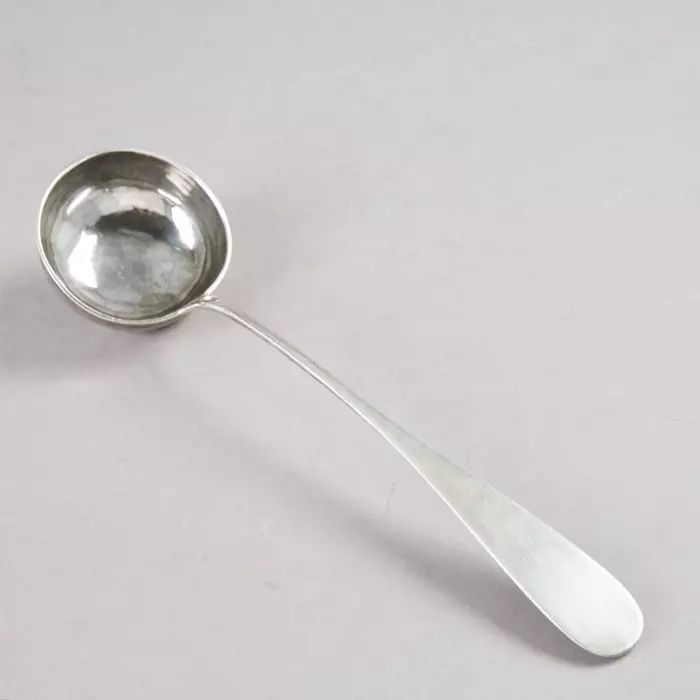 Russian silver ladle. 