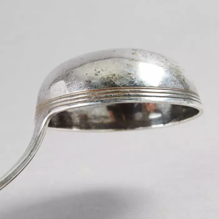 Russian silver ladle. 