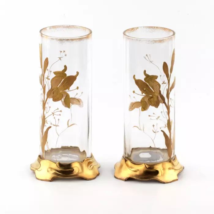 Pair of Art Nouveau vases 