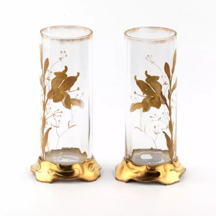 Paire de vases Art Nouveau 