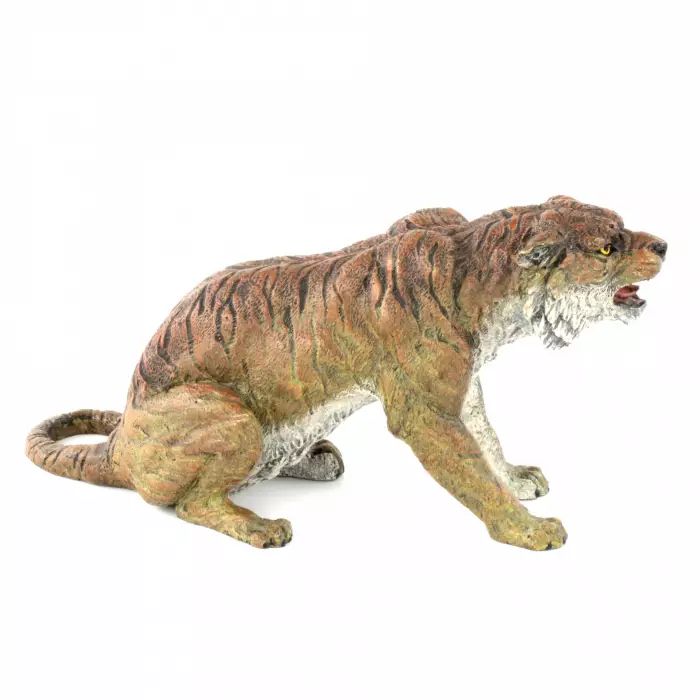 Painted Viennese bronze Tiger. 