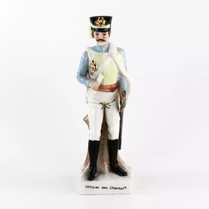 Porcelain hussar during the Napoleonic wars. 