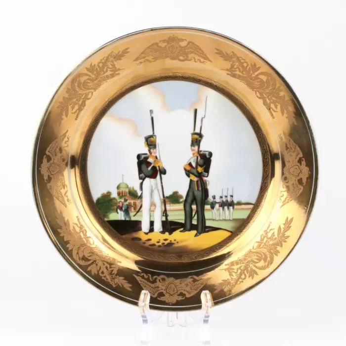 Dish "Soldiers of the Russian army of the 19th century". 