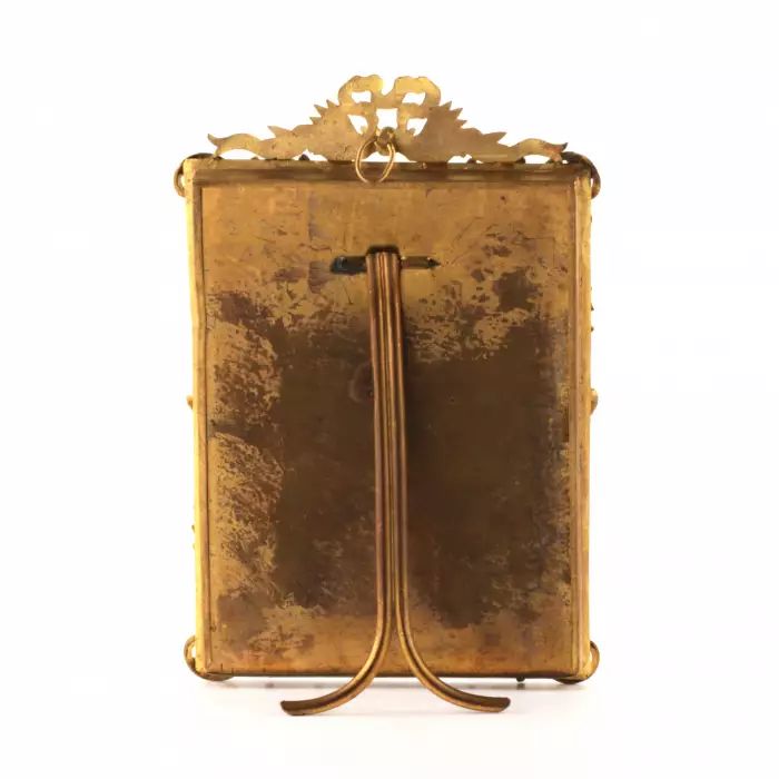 Bronze photographic frame from the late 19th century. 
