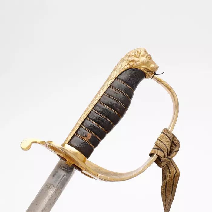 Шведская сабля, морская, офицерская. 1876 год.