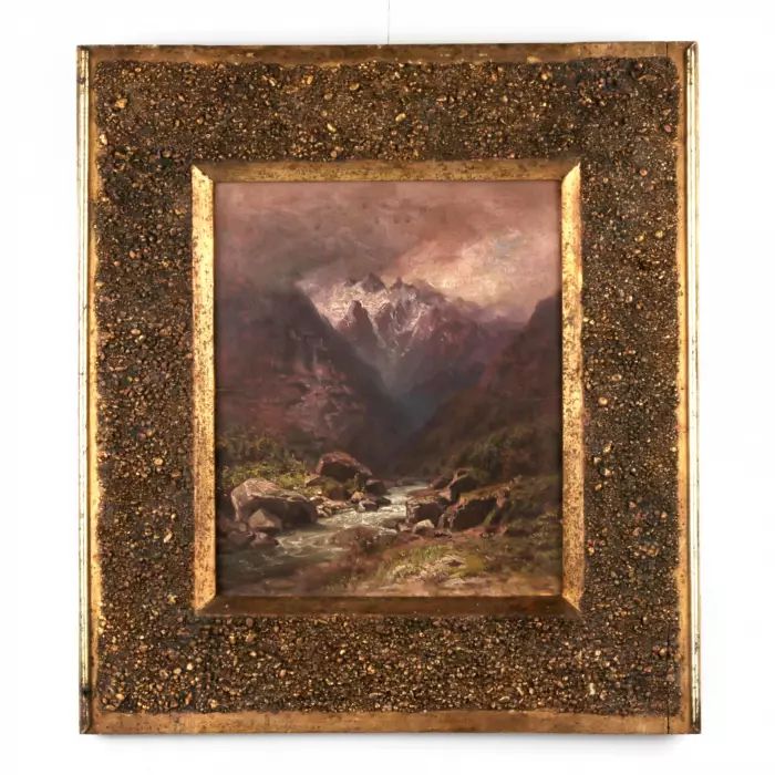 Ilya Zankovski. Paysage de montagne gorge de Mahar-tun. 