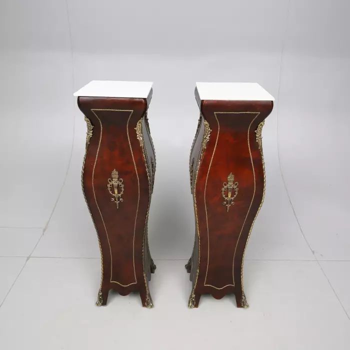 Pair of Louis XVI style columns 