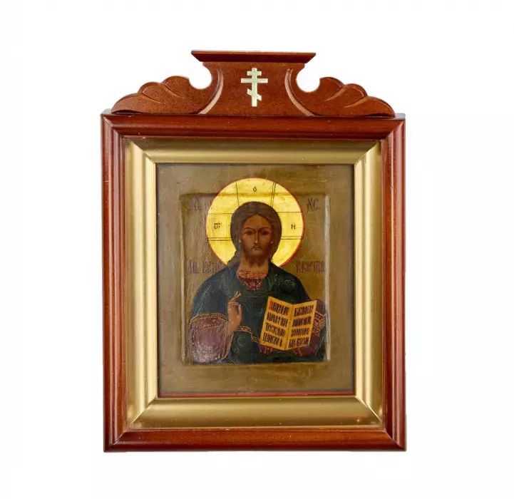 Икона Спас Вседержитель 19 век