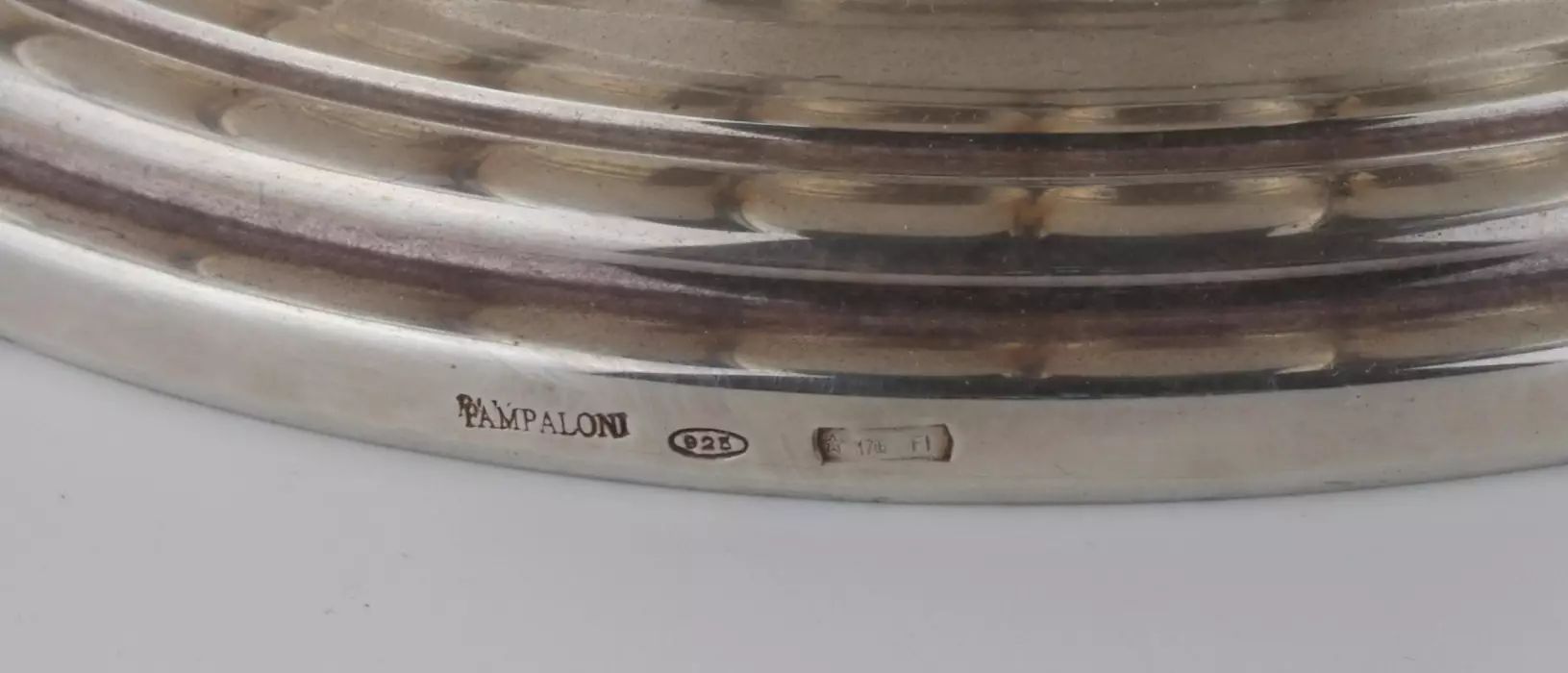 Silver champagne bowl. Italy. Pampaloni.