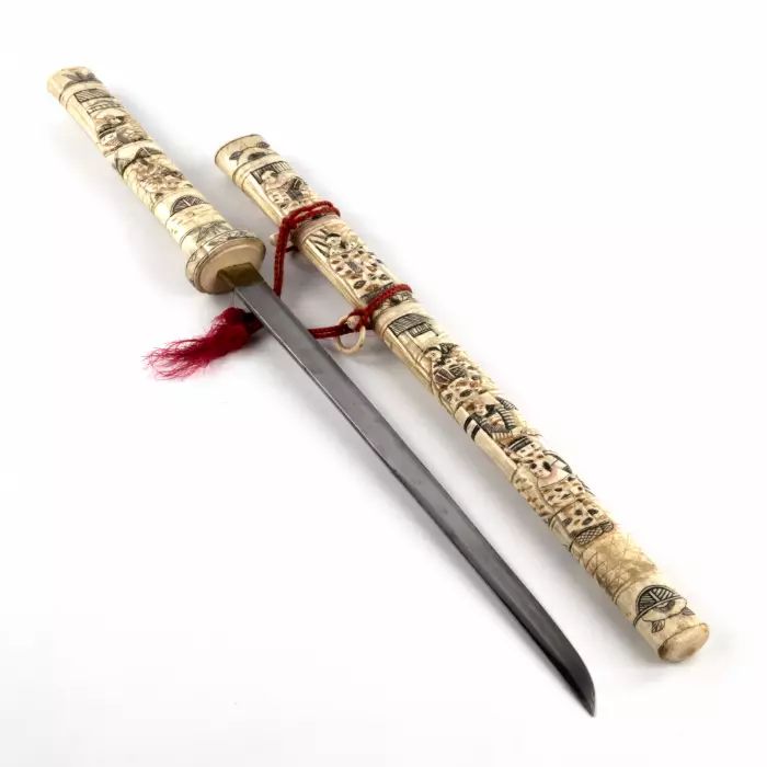 Japanese sword WAKIZASHI. 