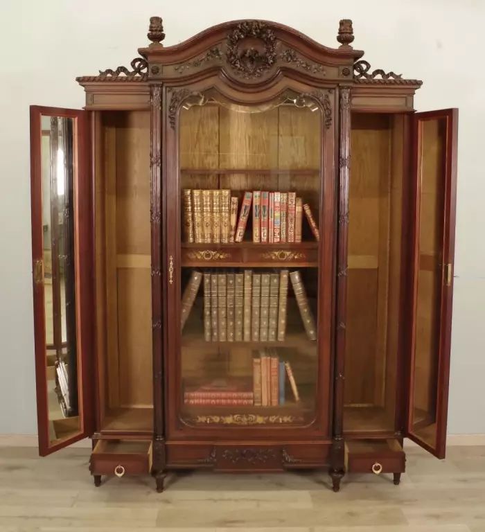 Louis XVI style bookcase. 19th century