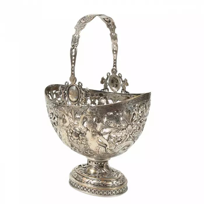 Silver candy bowl