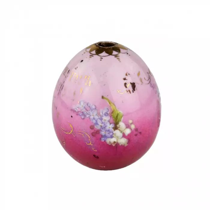 Painted porcelain Easter egg. 