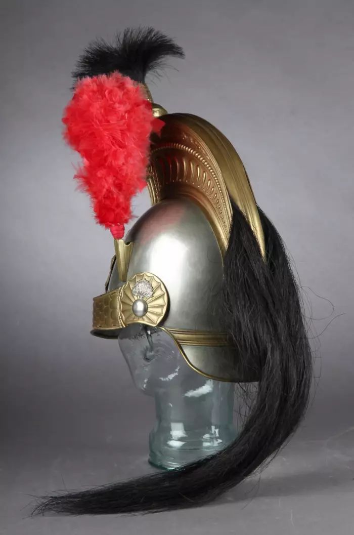 Casque de cuirassier belge du milieu du XIXe siècle 