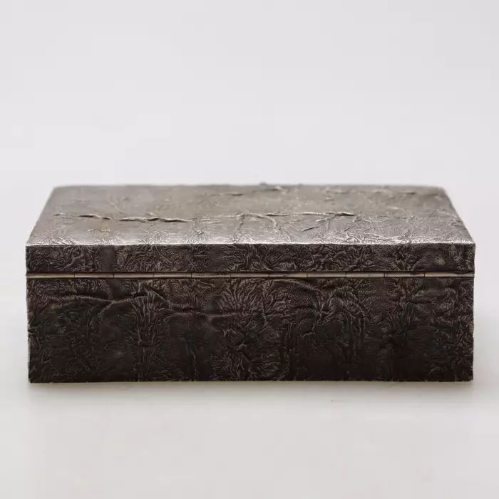 Silver box for cigarettes Nugget Finland. Early 20th century.