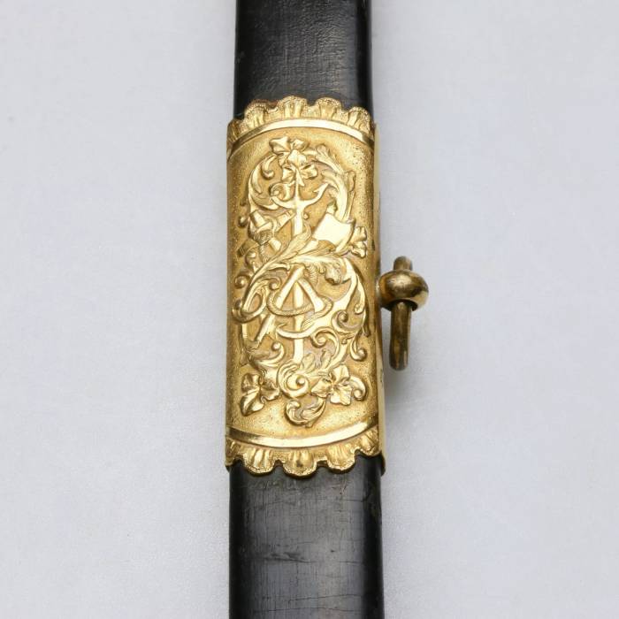 Saber of a Swedish naval officer, second half of the 19th century. 