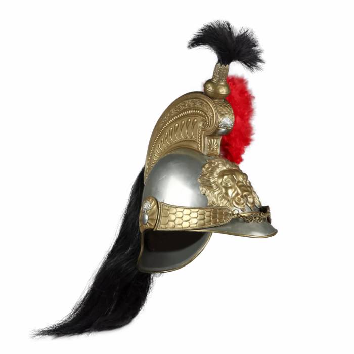 Casque de cuirassier belge du milieu du XIXe siècle 