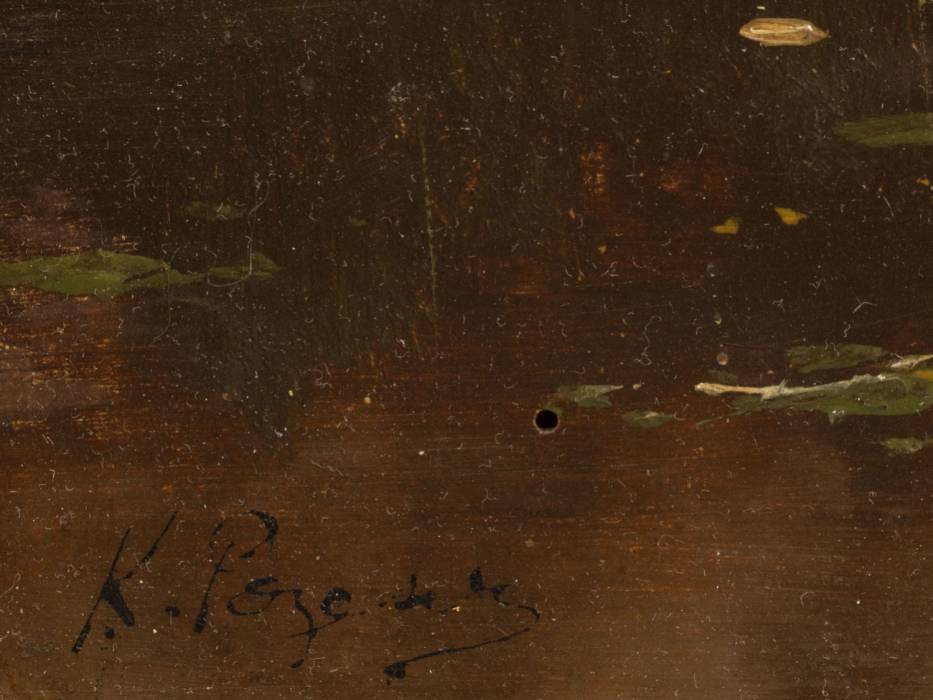 Rosen K. Forest river. Early 20th century