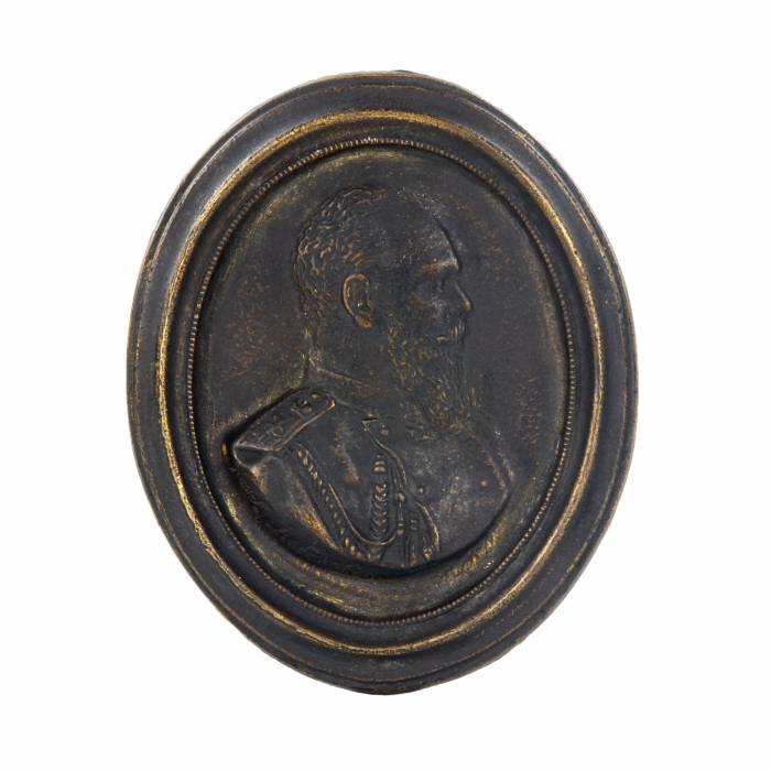 Каслинский медальон Александр III.