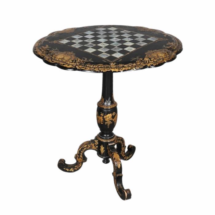 Magnificent Louis XV style chess table. 