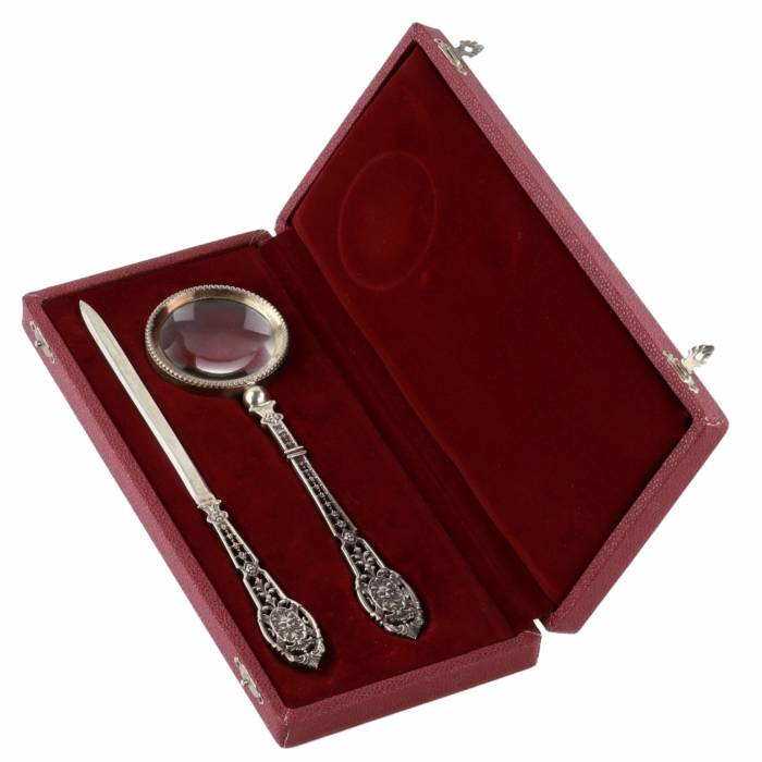 Silver writing set