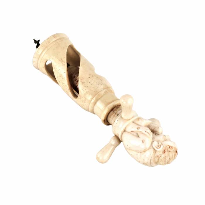 The rarest erotic bone corkscrew of the 1920 century. 