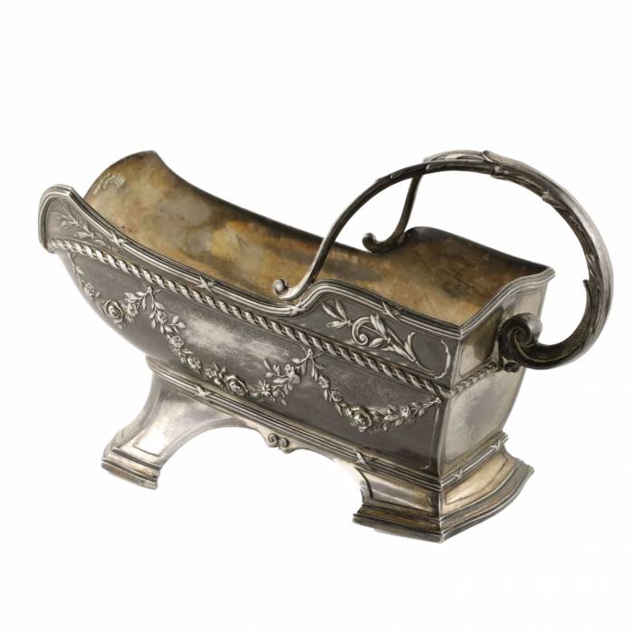 Silver Plated Wine Bottle Cradle