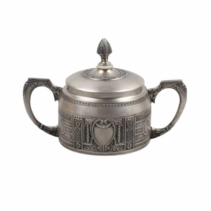 Silver tea set of the 2nd Moscow artel. 