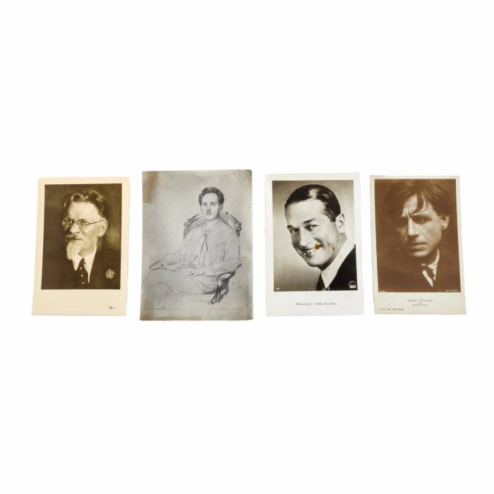 12 photographies d`artistes des annees 1930. 